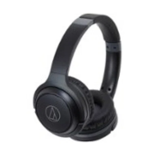 Audio-Technica Wireless On-Ear Headphones with Built-in Mic & Controls ATH-S200BT