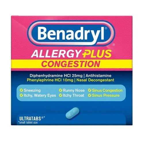 Benadryl Allergy Plus Congestion