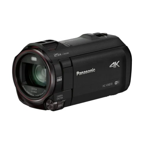 Panasonic 4K Camcorder VX870K 24X LEICA DICOMAR Optical Zoom