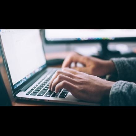 Person at laptop