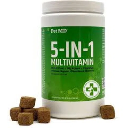 Pet MD 5-in-1 Multivitamin Chews for Dogs