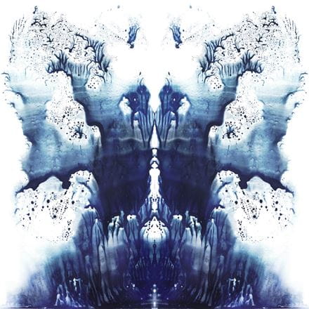 The logo for the Department of Psychosocial and Psychoanalytic Studies, a Rorschach inkblot test.