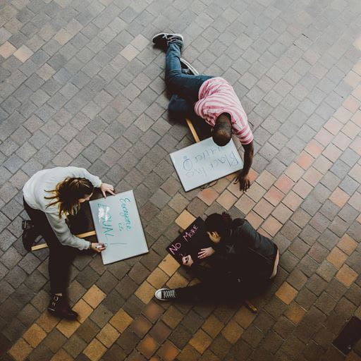 Three Sociology students studying a sociology degree at the University of Essex.