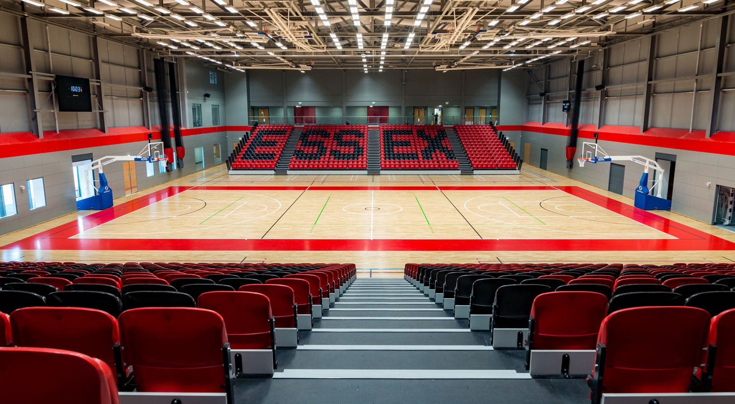Image of the inside of the sport arena