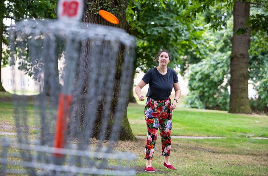Disc Golf in Wivenhoe Park
